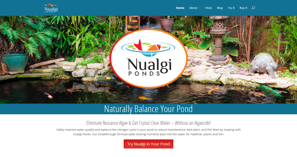 Nualgi Ponds   Safely Controls Algae to Promote Fish   Pond Health